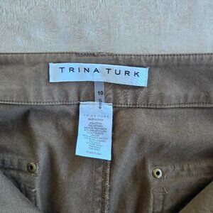 TRINA TURK - Pinot Noir - Cargo Pant - Khaki/Olive -  Size 10